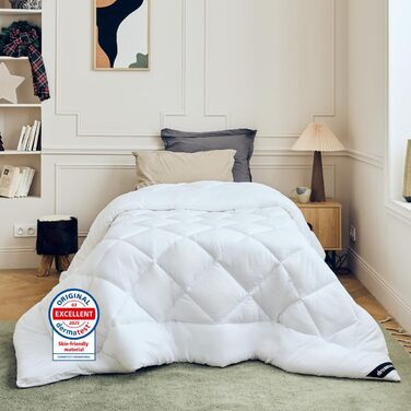 Ковдра DREAMWAY 200x220 см, 450 г/м², тепла зимова ковдра, для дітей, біла