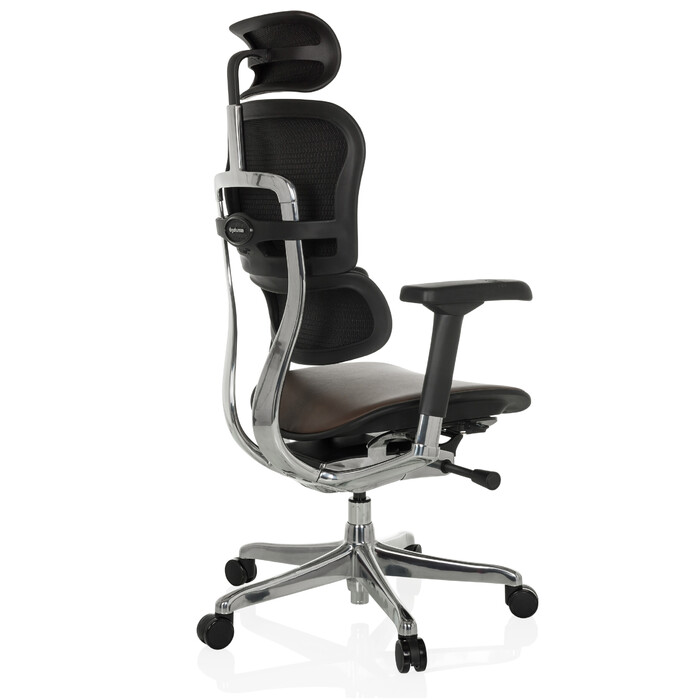 Крісло офісне / Керівне крісло ERGOHUMAN GEN2 шкіра темно-коричневе hjh OFFICE