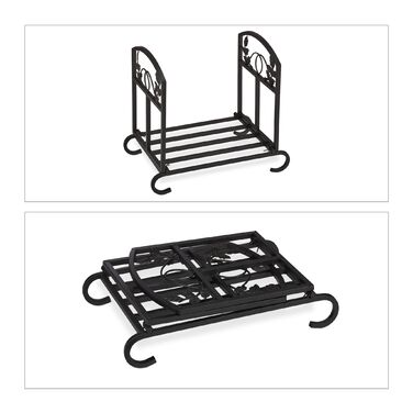 Relaxdays Складана полиця для дров