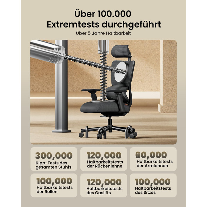 Крісло офісне ProtoArc EC100 чорне з підлокітниками та регульованою спинкою, Mesh, для дому та офісу