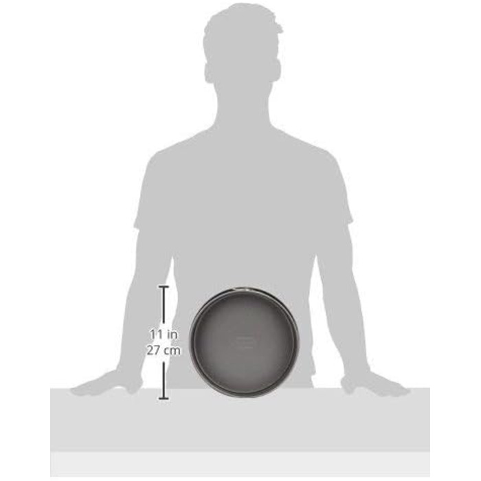 Форма для випічки Kaiser La Forme Springform 26 см, 2 дна, сіра, з антипригарним покриттям