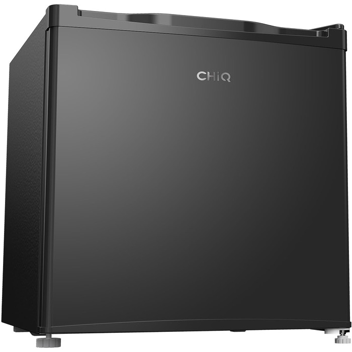 CHIQ Mini Bar: Компактний міні-холодильник 46 л з регулюванням температури, 39 дБ, для офісу, кемпінгу, спальні, готелю, чорного кольору