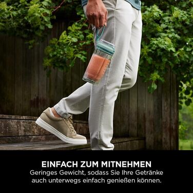 Портативний блендер Ninja Blast Max: 570 мл, акумулятор, 3 функції, для смузі та протеїнових коктейлів (BC251EULD)