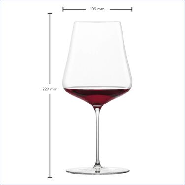 Набір келихів для червоного та білого вина Zwiesel Glas (2 шт.) - Tritan кришталь, стійкий до миття в посудомийній машині