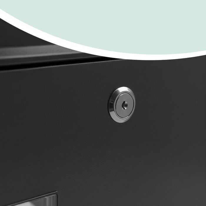 Скріпка Relaxdays для поштової скриньки з табличкою для імені