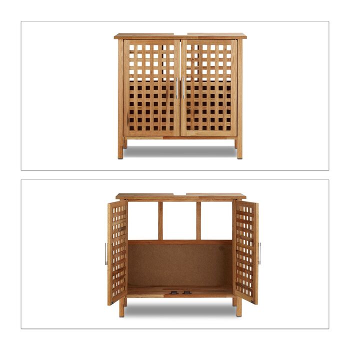 Підставка під раковину Relaxdays з горіхового дерева