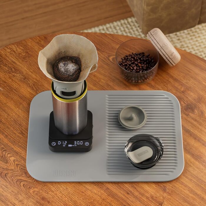 WACACO Exagram Pro: Цифрова кухонна вага з таймером, супер-міні, 3 режими (Espresso), акумуляторна, чорна