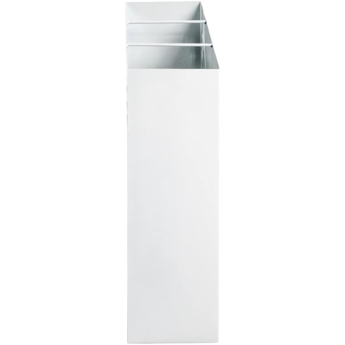 Меблева підставка для парасольок, металева, Ш 50 x Г 16 x В 48 см (50 x 16 x В 48, біла)