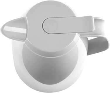 Термос EMSA MAMBO 1.0 л, білий глянцевий, ізоляційний, 12 год гарячий/24 год холодний