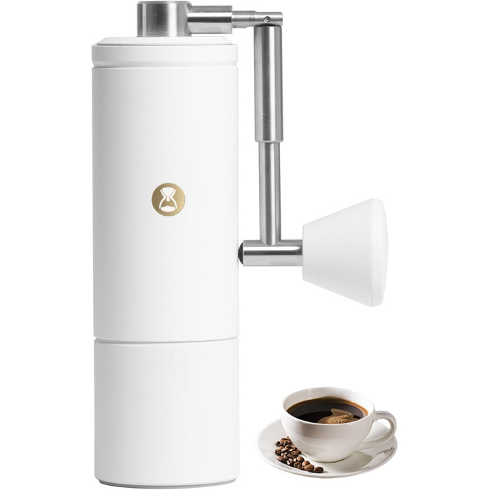 Кавомолка ручна TIMEMORE C5 Pro, керамічні жорна, регулювання помелу, сталеве корпус, для еспресо, моки, френч-пресу