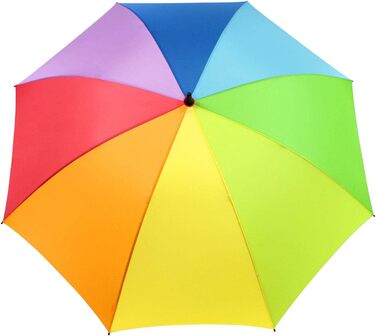 Легка парасолька з повного скловолокна для 2 осіб - розмір XXL - дуже міцна - парасолька для гольфу (веселка)
