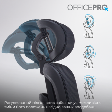 Крісло офісне OfficePro Skyline OC750-B-B-B