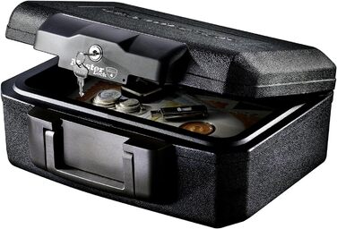Сейф Master Lock вогнестійкий та водонепроникний з ключем, потрійний захист від пожежі, води та крадіжок, 7.8L, 16.8 x 39.1 x 36.3 см