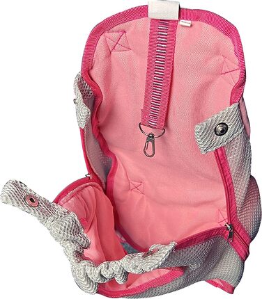 Рюкзак для собак +CaretecGermany S сріблясто-рожевий