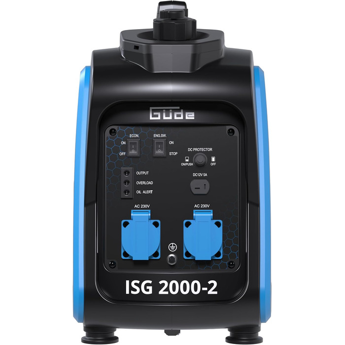 Генератор інверторний Güde ISG 2000-2 (2000 Вт, бензин, 4-тактний, ECO, захист від перевантаження)