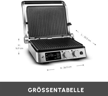 Тостер-контактний гриль Karaca Toastmaster 3 в 1, чорний, для 4-х тостів, з антипригарним покриттям