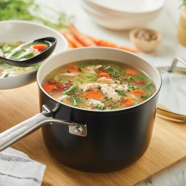 Набір кухонного посуду KitchenAid Harteloxierte Keramik, 9 предметів, матовий чорний