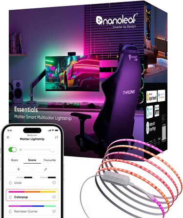 Nanoleaf String Lights Outdoor IP44 | 25 метрів, 300 LED, 18W, 220-240VAC, EU | Рядок світлодіодів для декорування