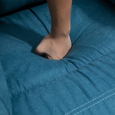 Крісло для електричного телевізора HOMCOM Recliner з допоміжним засобом для літніх людей, функцією відкидання та сну, білизна Look Blue 83x89x102см