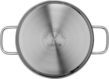 Каструля WMF Diadem Plus 16 см без кришки, 1,5 л, для молока, з нержавіючої сталі Cromargan, полірована, без покриття (набір каструль, 4 шт.)