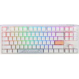 Механічна клавіатура Ducky One 3 TKL Cherry MX Blue RGB White UA