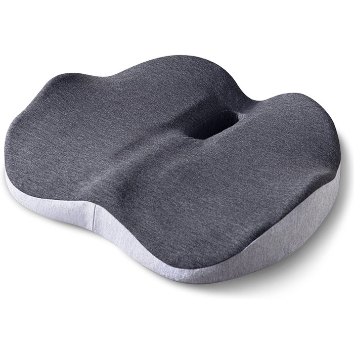 Ортопедична подушка для сидіння ADASSERA: зняття болю, підтримка куприка, покращення кровообігу, ергономічна, для офісу та авто