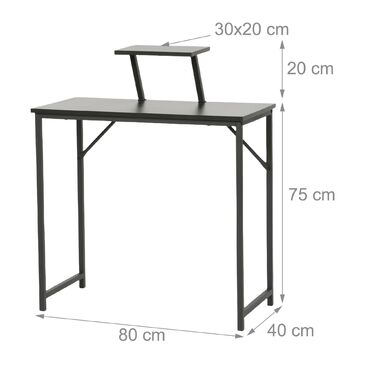 Стіл Relaxdays з підставкою для монітора