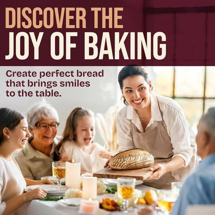 Набір для випічки закваски Superbaking: корзини Banneton (круглі 22.9 см та овальні 25.4 см), стартер та інструкція