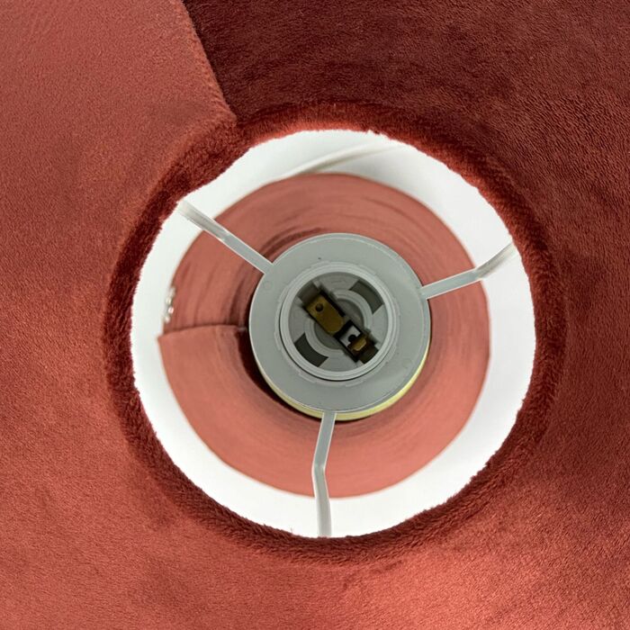 Лампа настільна Relaxdays з абажуром з оксамиту