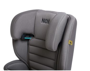 Дитяче крісло/автокрісло Novi Baby James Premium i-Size, від 3,5 до 12 років, регулюється до бустера, регульований по висоті підголівник, знімна спинка, з підлокітниками, темно-коричневий