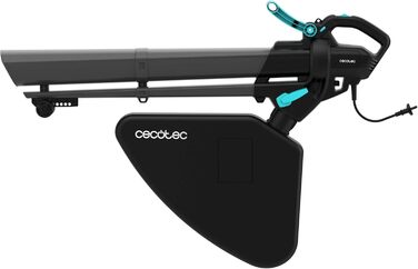 Cecotec Airforce 3300 Crush&Go: електропилосос та подрібнювач листя, 3300 Вт, 270 км/год, XL-насадка, 6 швидкостей, мішок 40 л