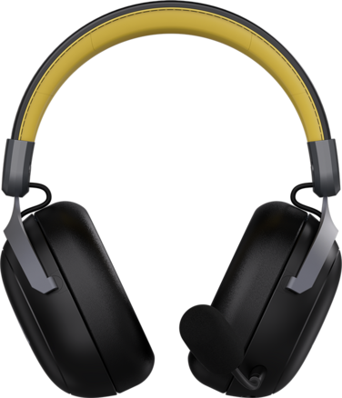 Бездротова ігрова гарнітура Ajazz AHM08 MAX Black Gray Yellow (AHM08-MAX-BGY)