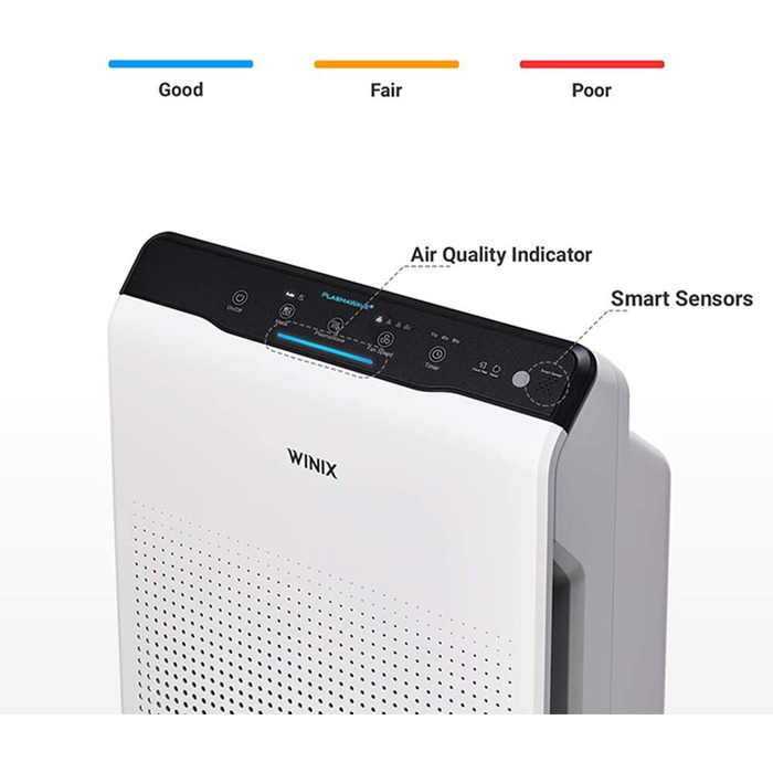 Повітряочисник WINIX ZERO для алергіків, 99 м², HEPA фільтр, для дому, від алергенів, пилу, шерсті тварин