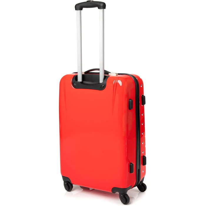 Валіза Diney Minnie Moue для дорослих і дітей варіанти для маленьких, середніх або великих сумок ручної поклажі в салоні жіночий візок для подорожей з червоною твердою оболонкою (M)