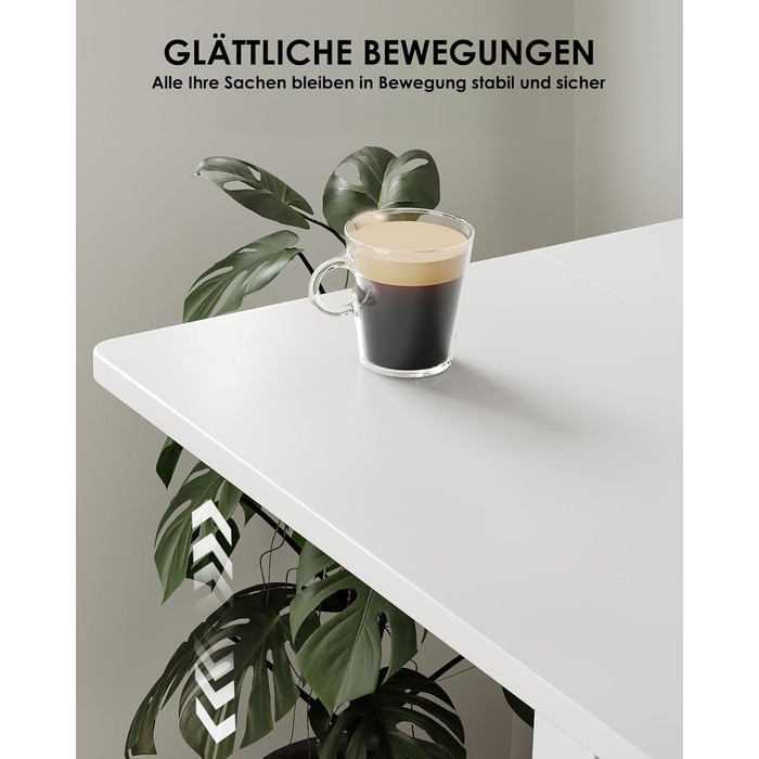 Електричний регульований стіл ErGear 140x70 см з пам'яттю, для дому та офісу, з кріпленням