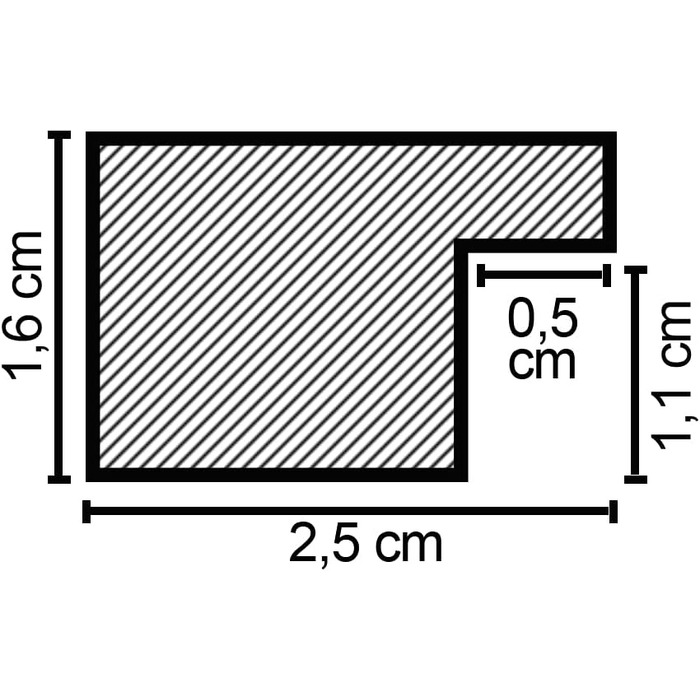 Фоторамка BIRAPA Берн Золото 25x35см