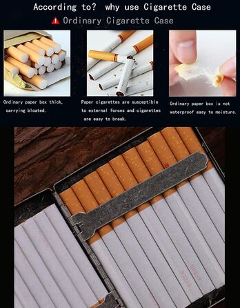 Чохол для сигарет CaLeQi для 20-го ідеального рекламного подарунка (мідь)