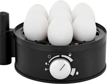 Електричний яйцеварка WMF Stelio: 1-7 яєць, нержавіюча сталь, регулювання ступеня нагріву, функція продовження нагріву, мірний стаканчик