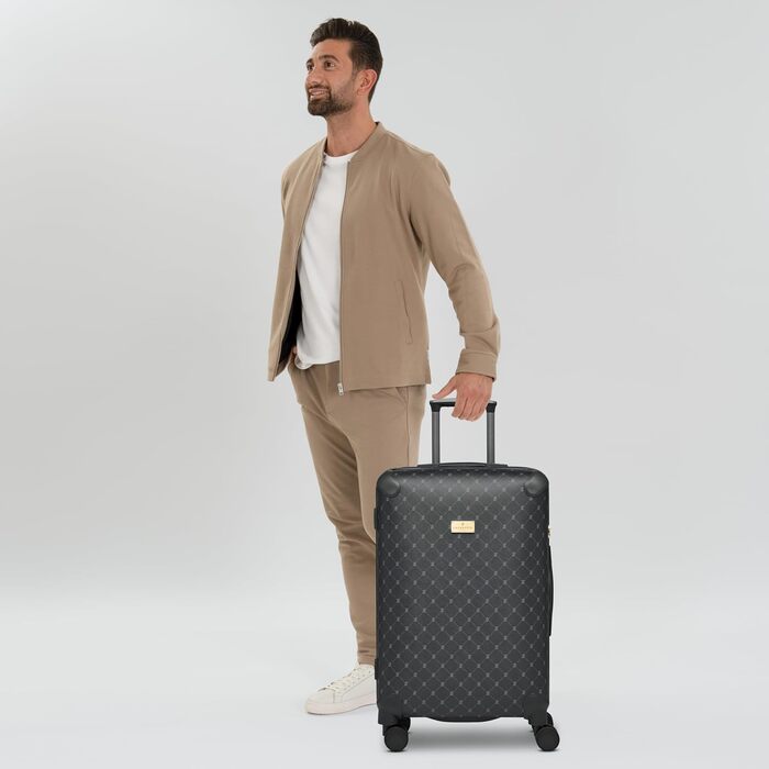 Набір валіз Lazarotti Palermo: 2 валізи (S 55 см + L 79 см) з TSA-замком та захистом кутів | Чорний