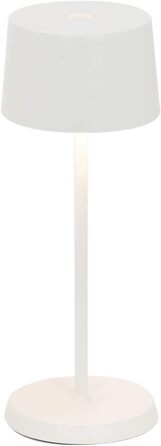 Zafferano Olivia Micro - Бездротова LED-лампа, 2200-3000K, регулювання яскравості, для дому та вулиці, 20 см, білий колір