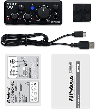PreSonus AudioBox GO: USB-C аудіоінтерфейс для музичного продакшну з Studio One