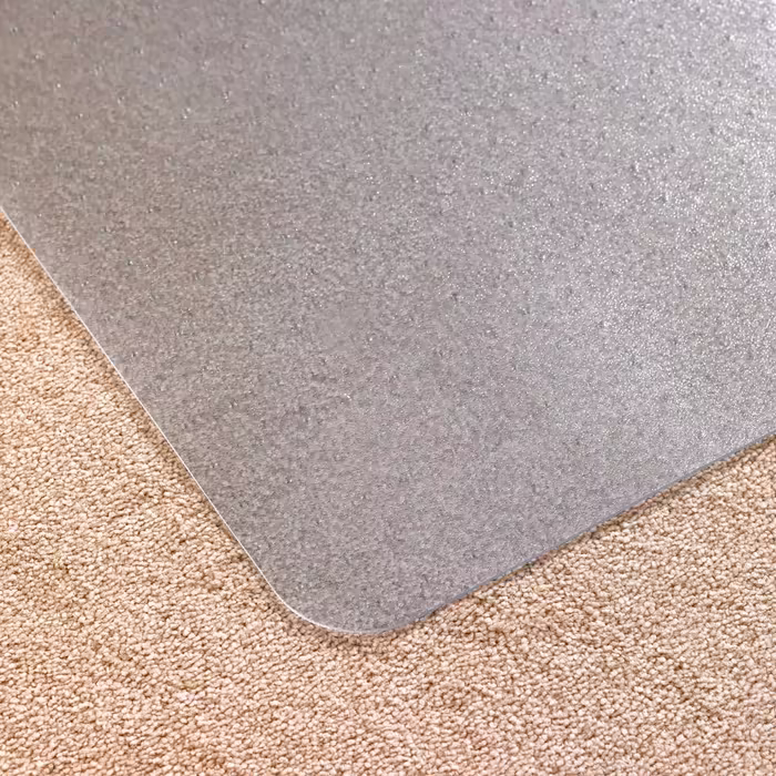 Протекторна підкладка під крісло Floortex, антимікробна, 120x90 см, прямокутна, вініл без фталатів, матова, для килимів, TÜV сертифікат
