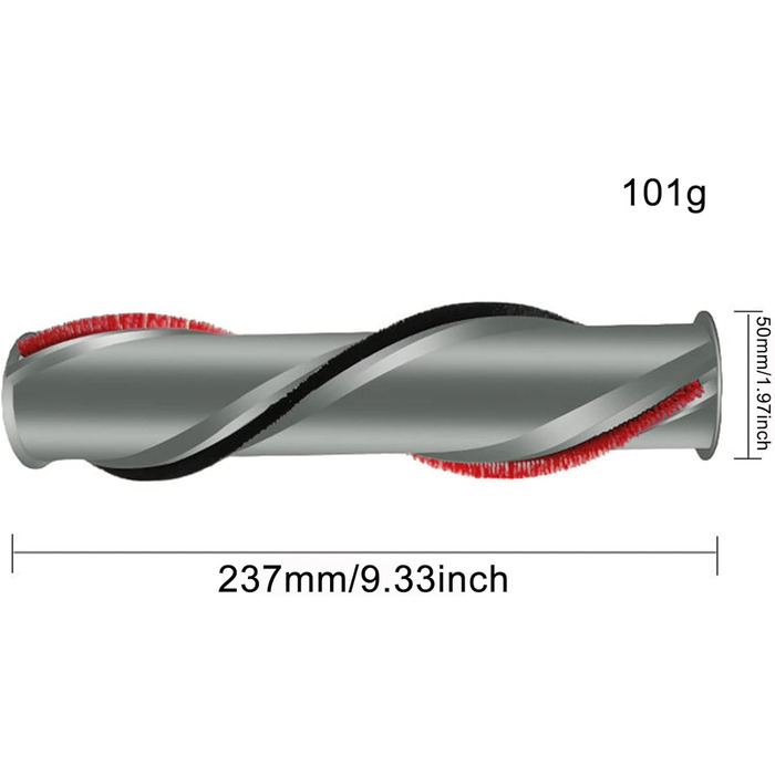 Змінна щітка для килимів HUAYUWA (4-зубчастий привід, d50 мм) для пилососа Dyson V8 Total Clean V8 Animal V7 (для V11 (3-зубчастий привід, d50 мм))