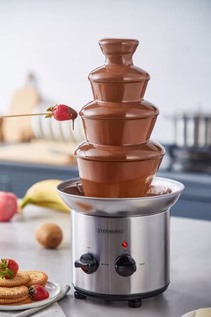 Шоколадний фонтан | 170 Вт | 1.25 кг | Якісний нержавіюча сталь | 4-рівневий | Термостійкий | Для дому та заходів
