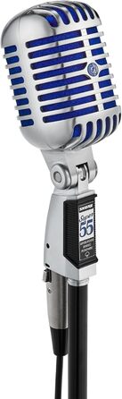 Вокальний мікрофон Shure Super 55 Deluxe – вінтажний динамічний суперкардіоїдний Unidyne, легендарний дизайн, класичне звучання, міцний литий корпус