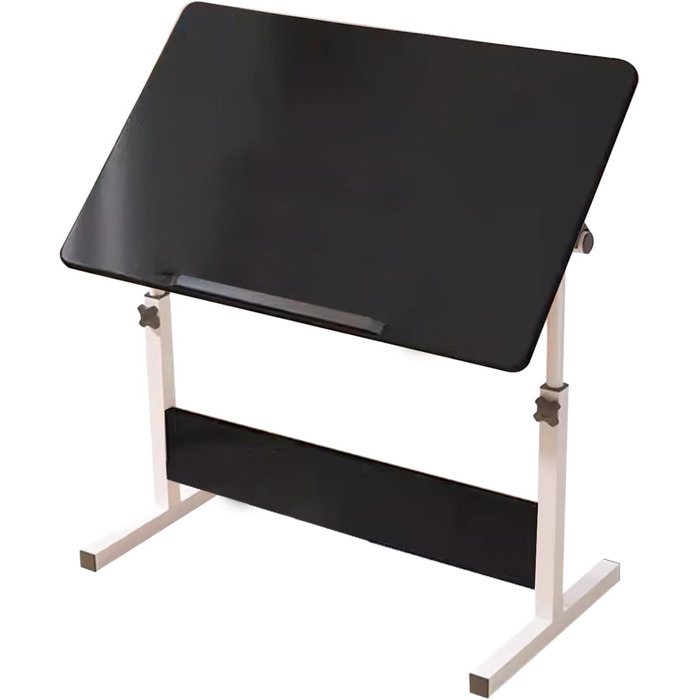 Стіл для малювання Art Desk: регульована висота та кут нахилу, для дому та офісу, чорний (40 x 60 см)