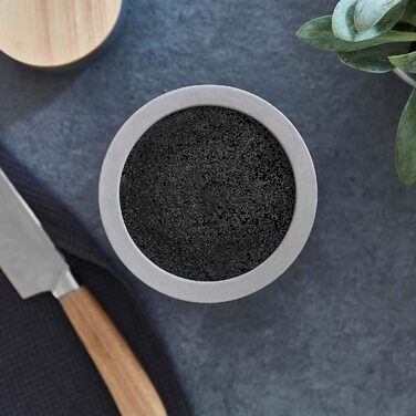 Набір ножів SpringLane 5 предметів + універсальний блок для ножів з висувним тримачем для щітки + набір ножів 5 предметів