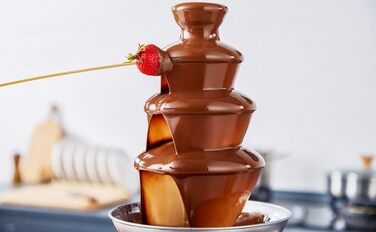 Шоколадний фонтан | 170 Вт | 1.25 кг | Якісний нержавіюча сталь | 4-рівневий | Термостійкий | Для дому та заходів