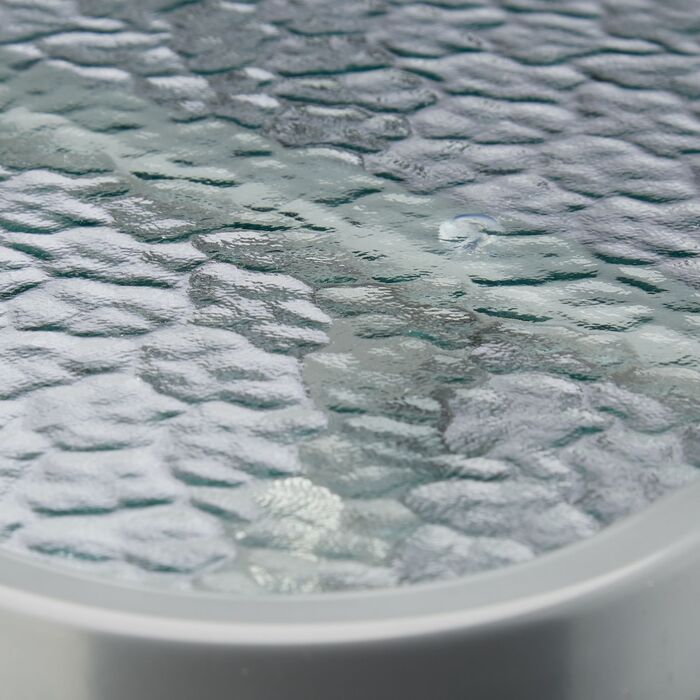 Relaxdays Складний балконний столик зі склом