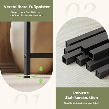 Комп'ютерний стіл Mericonia 120 см, ігровий стіл для невеликих приміщень, білий стіл для дому та офісу, стіл для студентів